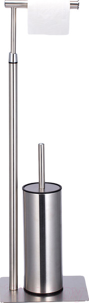 Изображение товара Стойка для туалетной бумаги с ершиком Bergenson Bjorn Iver / HF-IVR-HLD-MT-CHR (матовый хром)