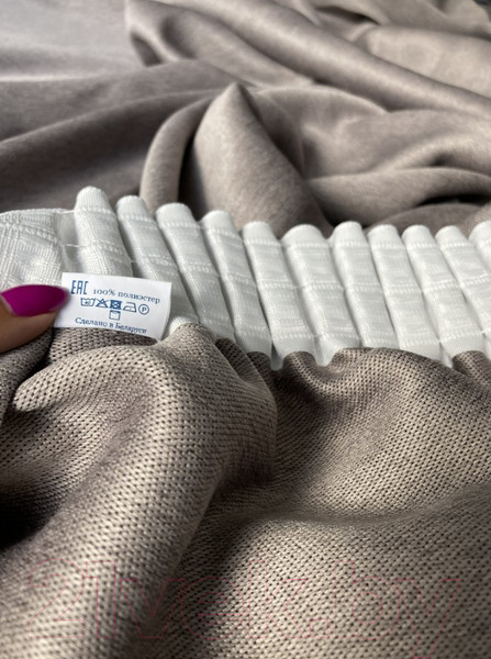 Изображение товара Штора Ника Зварико 888270 200x270 (светло-серый/меланж 05)