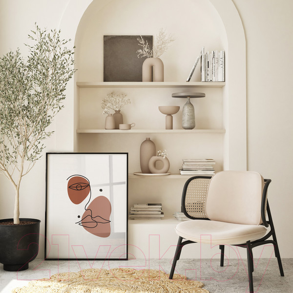 Изображение товара Картина Orlix Абстрактное лицо / OB-14279