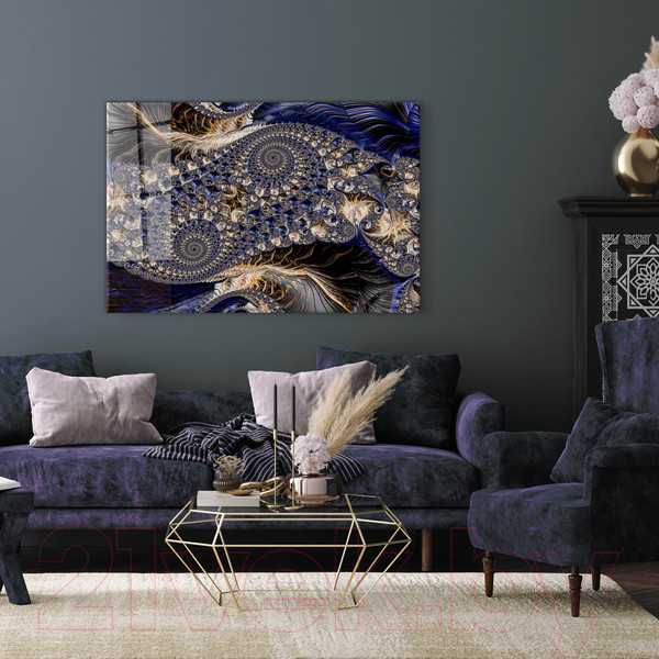 Изображение товара Картина Orlix Фрактальное золото / CA-13955