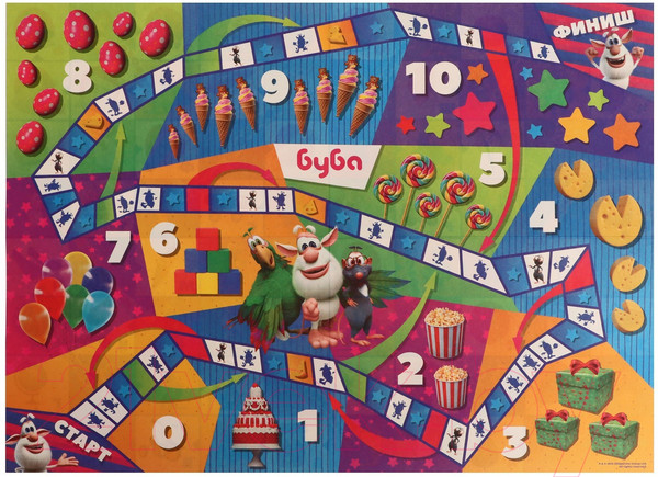 Изображение товара Набор игр Умные игры Азбука и счет. Буба / 4680107930446