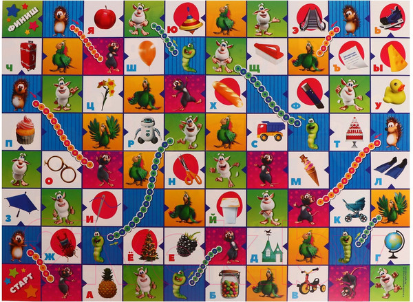 Изображение товара Набор игр Умные игры Азбука и счет. Буба / 4680107930446