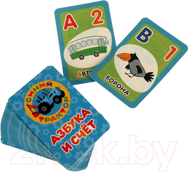 Изображение товара Настольная игра Умные игры Азбука и счет. Синий трактор / 4680107941657