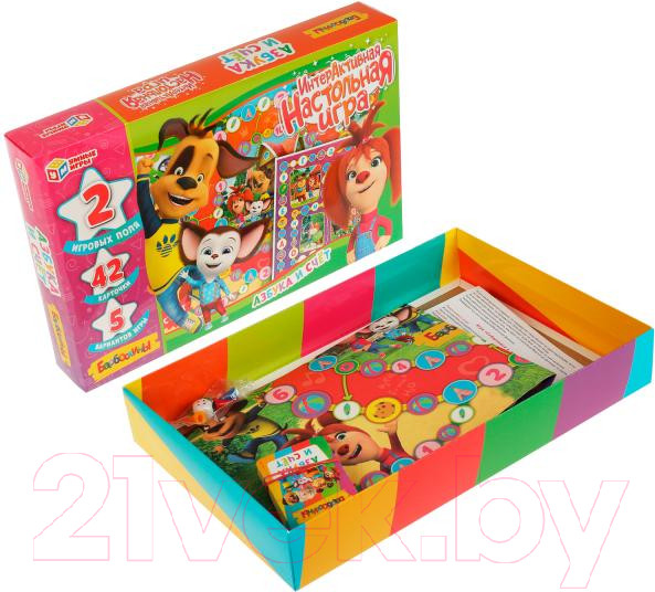 Изображение товара Настольная игра Умные игры Азбука и счет. Барбоскины / 4680107974242