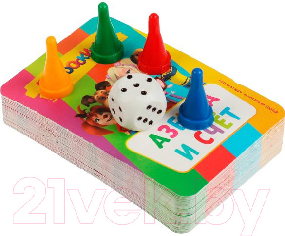 Изображение товара Настольная игра Умные игры Азбука и счет. Барбоскины / 4680107974242