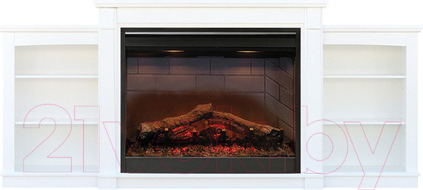 Изображение товара Каминокомплект Смолком Jazz TV Stand MB/JUP/SYM26 + DF2608-INT Symphony 26 (бьянко белый)