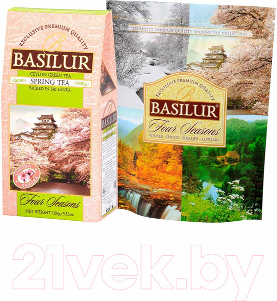 Изображение товара Чай листовой Basilur Времена Года. Весенний чай (100г)