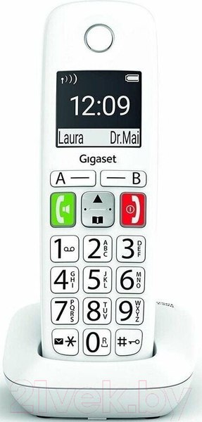 Изображение товара Дополнительная трубка для VoIP-телефона Gigaset E290HX HSB / S30852-H2961-S302 (белый)
