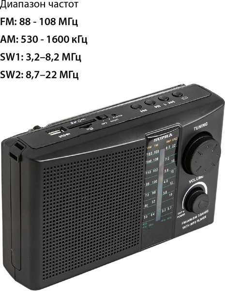 Изображение товара Радиоприемник Supra ST-19U