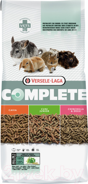 Изображение товара Корм для грызунов Versele-Laga Chinchilla & Degu Complete / 461524 (8кг)