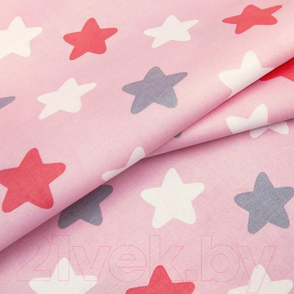 Изображение товара Флажки на кровать Мебельград Стандарт Зигзаг (коралловый/пряники)