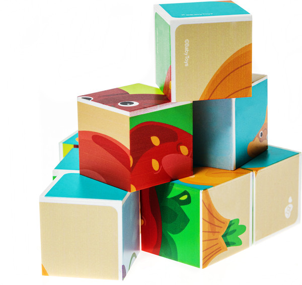 Изображение товара Развивающий игровой набор Baby Toys Кубики Веселый урожай / 03536