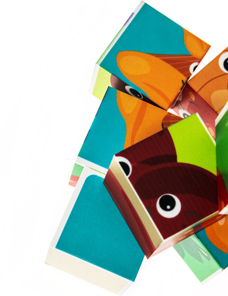 Изображение товара Развивающий игровой набор Baby Toys Кубики Веселый урожай / 03536