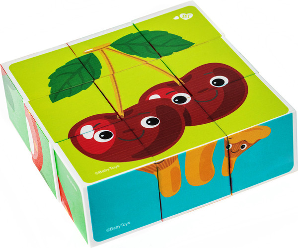 Изображение товара Развивающий игровой набор Baby Toys Кубики Веселый урожай / 03536