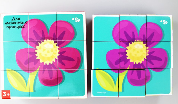 Изображение товара Развивающий игровой набор Baby Toys Кубики Для маленьких принцесс / 03534