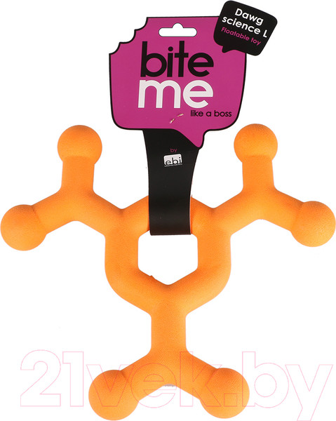 Изображение товара Игрушка для собак EBI Bite Me молекула / 303/475423 (оранжевый)