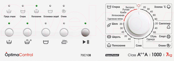 Изображение товара Стиральная машина ATLANT СМА 70С108-00
