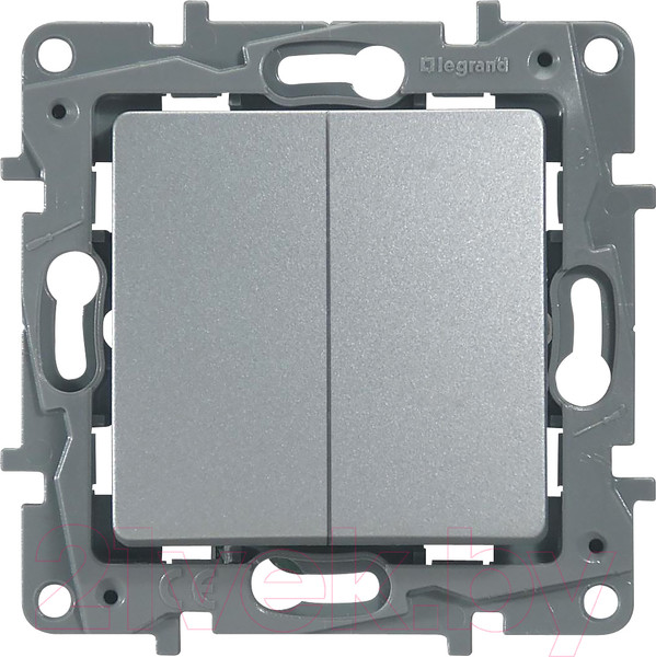 Изображение товара Выключатель Legrand Etika 672402 (алюминий)