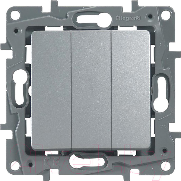 Изображение товара Выключатель Legrand Etika 672413 (алюминий)