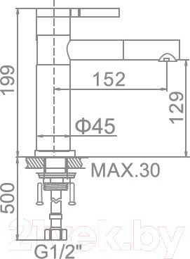Изображение товара Смеситель Ledeme L1152