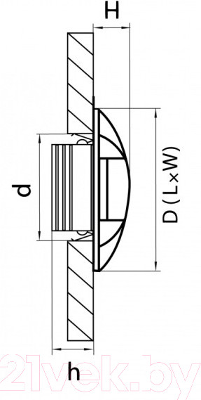 Изображение товара Точечный светильник Lightstar Lumina 212264