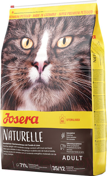 Изображение товара Сухой корм для кошек Josera Adult Sterilized Naturelle (10кг)