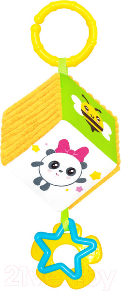 Изображение товара Прорезыватель для зубов Мякиши Малышарики подвеска с прорезывателем Пандочка / 402