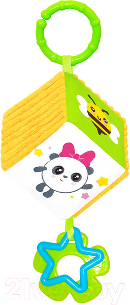 Изображение товара Прорезыватель для зубов Мякиши Малышарики подвеска с прорезывателем Пандочка / 402