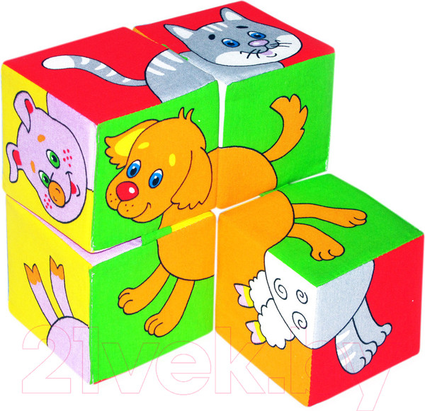 Изображение товара Развивающая игра Мякиши Собери картинку. Домашние животные / 209