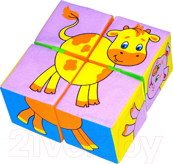 Изображение товара Развивающая игра Мякиши Собери картинку. Домашние животные / 209