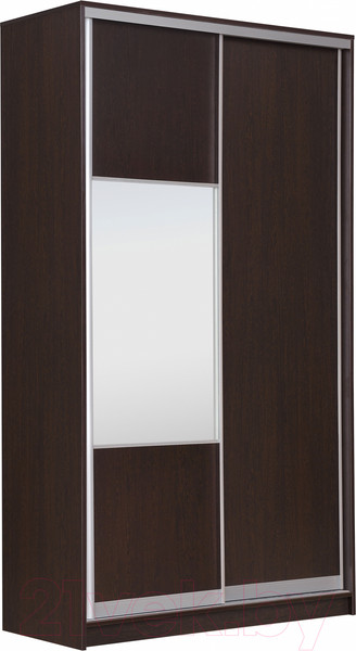 Изображение товара Шкаф-купе Рэйгрупп 158 VVX Elgon РГ-04.05 (венге/хром)
