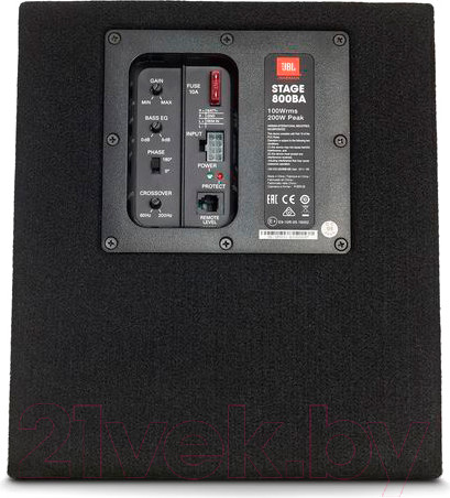 Изображение товара Корпусной активный сабвуфер JBL Stage 800BA
