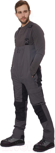 Изображение товара Полукомбинезон для охоты и рыбалки FHM Guard Insulated V2 / 10004 (2XL, серый)