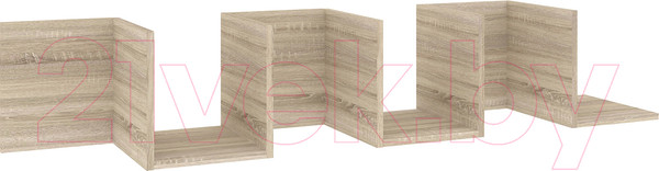 Изображение товара Полка Mio Tesoro РИК-28 (дуб сонома)