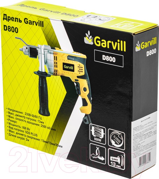 Изображение товара Дрель Garvill D800