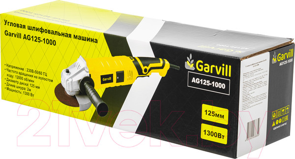 Изображение товара Угловая шлифовальная машина Garvill AG125-1000