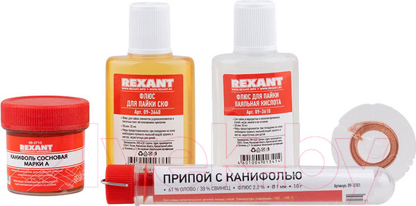 Изображение товара Набор для пайки Rexant СКФ / 09-3740
