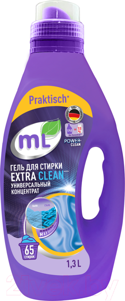 Изображение товара Гель для стирки Meine Liebe Extra Clean Универсальный концентрат / ML31224 (1.3л)