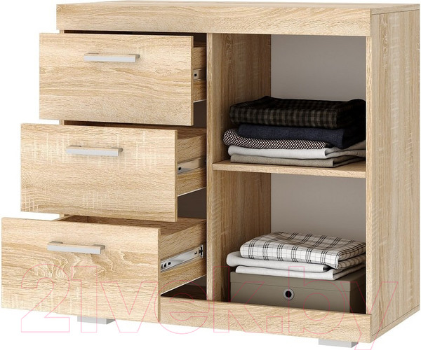 Изображение товара Тумба Памир Соната КС-900 1Д (дуб сонома/сакраменто)