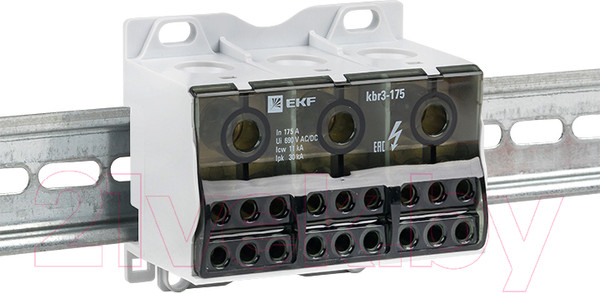 Изображение товара Распределительный блок на DIN-рейку EKF Kbr3-175