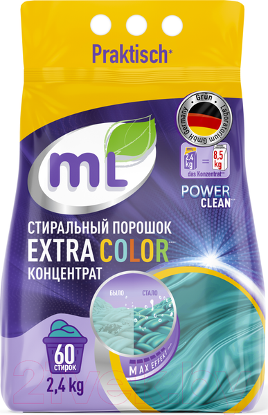 Изображение товара Стиральный порошок Meine Liebe Extra Color концентрат ML31211 (2.4кг)