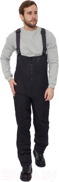 Изображение товара Полукомбинезон для охоты и рыбалки FHM Guard Insulated V2 / 10019 (3XL, черный)