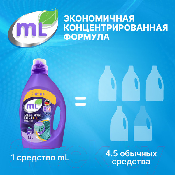 Изображение товара Гель для стирки Meine Liebe Extra Color Концентрат / ML31223 (1.8л)