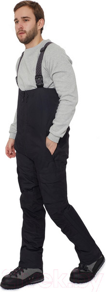 Изображение товара Полукомбинезон для охоты и рыбалки FHM Guard Insulated V2 / 10020 (4XL, черный)