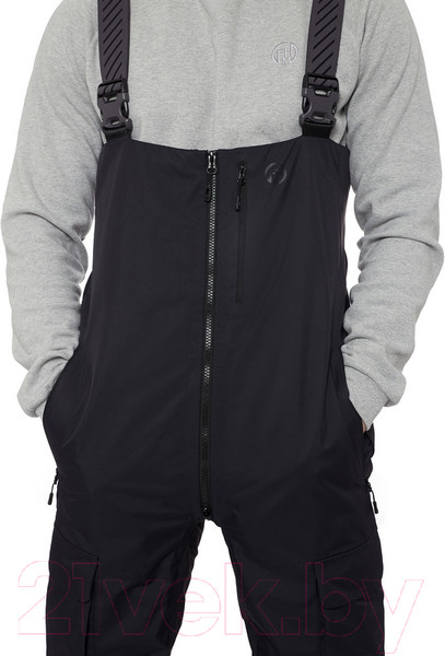 Изображение товара Полукомбинезон для охоты и рыбалки FHM Guard Insulated V2 / 10020 (4XL, черный)