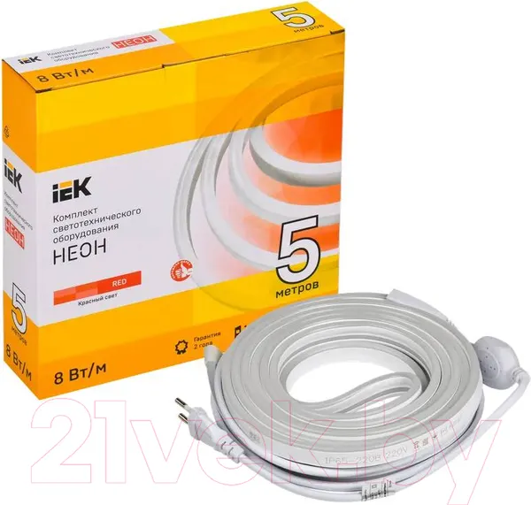 Изображение товара Гибкий неон IEK LSR5-R-120-65-2-05-S0