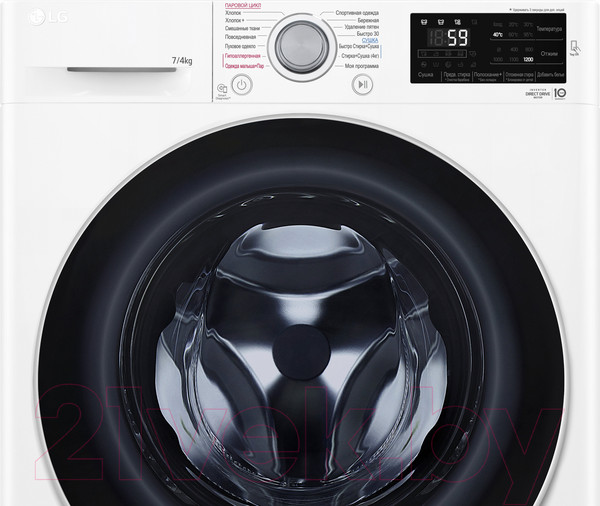 Изображение товара Стирально-сушильная машина LG F2J6HG8W