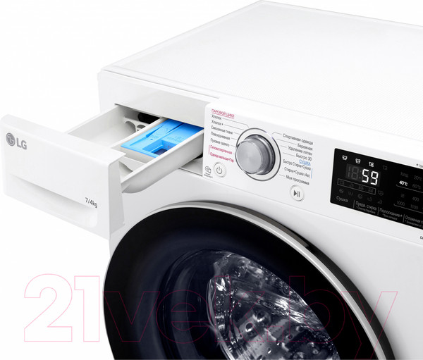 Изображение товара Стирально-сушильная машина LG F2J6HG8W
