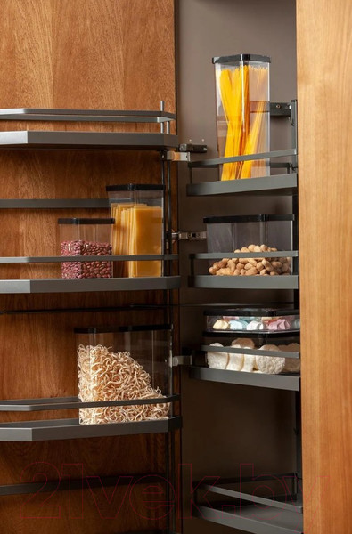 Изображение товара Емкость для хранения Rotho Loft Premium / 1160608080 (прозрачный/черный)