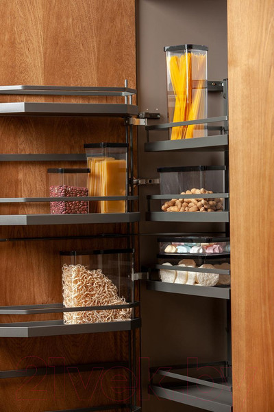 Изображение товара Емкость для хранения Rotho Loft Premium / 1160908080 (прозрачный/черный)